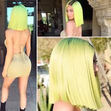 Kylie Jenner 2017 Neon Green Hair Kylie Jenner Hair Neon Green Hair Kylie Jenner Green Hair