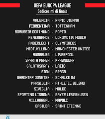 Dopo i gironi l'europa league entra le vivo. Come Sono Andati I Sorteggi Di Europa League Il Post