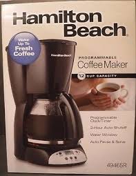 Use our part lists, interactive diagrams, accessories and expert repair advice to make your repairs hamilton beach 49465 12 cup digital coffee maker parts. Small Kitchen Appliances Hamilton Beach 12 Cup Programmable Coffee Makermodel 49465r Coffee Tea Espresso Makers