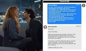 Bombshell texts from It Ends With Us feud reveal how Blake Lively calls  herself a 'ballbuster' who is 'flirty and yummy' while her husband Ryan  Reynolds told Justin Baldoni: 'I happen to