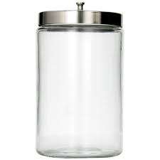4.3 out of 5 stars with 6 ratings. Mabis Decorative Storage Apothecary Clear Glass Jar For Kitchen Bathroom Or Laundry Organization With Metal Lid 4 1 X 3 9 X 7 Inches Buy Online In Bahamas At Bahamas Desertcart Com Productid 6112189