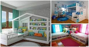 1 the sleek look with two different style. 20 Amazing Kids Bedroom Design Ideas