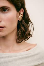 Hoop Earring Ear Cuff Zara ZARA Stone Ear Cuff