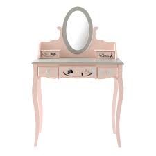 Coiffeuse En Bois Rose L 82 Cm Paris Mode Coiffeuse En Bois Coiffeuse Coiffeuse Enfant