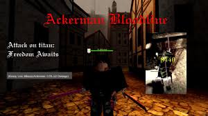 Freedom awaits hacks roblox 2020 aot: Ackerman Bloodline Showcase Montage Aot Freedom Awaits Youtube