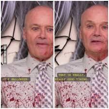 This is, uh, the hardest thing i've ever had to do. Creed 039 S Thoughts On Halloween At The Office Check More At Http Www Gagalaxy Com Creeds Thoughts On Hallowe Creed The Office The Office Show Office Humor
