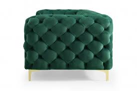 Canapé chesterfield en tissu velours vert véritable héritage de l'élégance, ce magnifique canapé chesterfield est excellent pour donner du charme à votre salon, à votre terrasse ou à votre salle de séjour. Casa Padrino Chesterfield Canape Vert Or 240 X 97 X H 73 Cm Canape Design Chesterfield