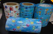 Different design of colored pp frontal tape for diaper ...