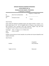 Permohonan peminjaman alat kepada yth. Pinjam Pakai Contoh Surat Peminjaman Barang Sekolah