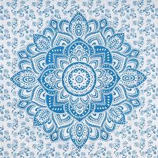 But assuming the size works for you, this is a nice tapestry. Good Looking Wall Hanging Blue Color Skull Design Small Cotton Tapestry Poster Home Garden Patterer Home Decor