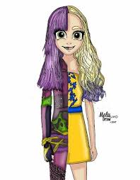 Mal Of The Isle Mal Of Auradon Prep Disney Princess Drawings Disney Descendants Dolls Kawaii Girl Drawings