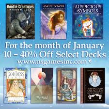 January Sale Products are here! Angel Power Wisdom Cards, Auspicious  Symbols Oracle, The Goddess Tarot Deck & Book Set and MORE are