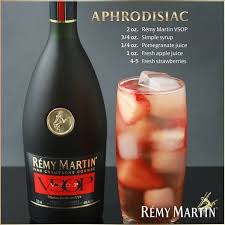 Remy Martin Aphrodisiac Cognac Drinks Hennessy Drinks Mixed Drinks Recipes