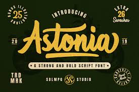 Silly me is a new hand painted brush script typeface. Astonia And Extras 214916 Script Font Bundles Bold Script Font Signature Fonts Script Fonts