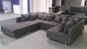 Wohnlandschaft Claudia Xxl Mit Hocker Stoff Lawa 17