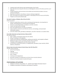 rsum hiring librarians