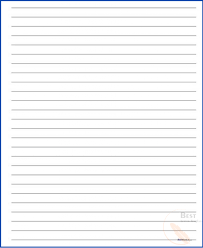 Writing slowly can also help you to write straighter. Free Printable Lined Paper Templates For Kids In Pdf