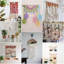 Pinterest tips mendekorasi ruangan tanpa merusak dinding. Cara Membuat Hiasan Dinding Macrame