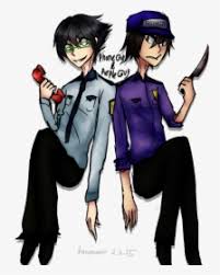 Sounds perfect wahhhh, i don't wanna Fnaf Phone Guy And Purple Guy By Kanomwanie Cartoon Hd Png Download Transparent Png Image Pngitem