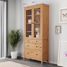 Ships free orders over $39. Hemnes Glass Door Cabinet With 3 Drawers Light Brown 90x198 Cm Ikea