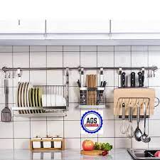 Rak gantung dapur desain rak gantung dapur minimalis. Jual Rak Piring Gantung Stainless Steel Rak Dapur Serbaguna Aygd15 Kota Bekasi Nex Point Tokopedia