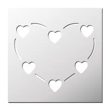 pochoir coeur pochoirs gratuits imprimables support tache conseils marqueurs coloriage papier