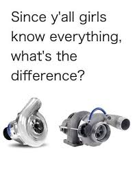 Centrifugal Supercharger On The Left Engine Directly Drives The Compressor Turbocharger On The Right Exhaust Gase Funny Car Memes Car Jokes Mechanic Humor