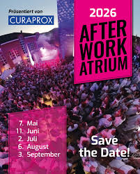 SAVE THE DATE – AfterWork Atrium 2026 exklusiv presented by Curaprox  Deutschland - Premium-Zahnpflege aus der Schweiz.✨🚀 Der Winter scheint uns  noch voll im Griff zu haben – die Vorbereitungen für den