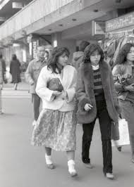 Disco fashion emerged, featuring bright patterns and tightly fitting clothing . Tokyo Street Fashion And Culture 1980 2017 Across Google Arts Culture