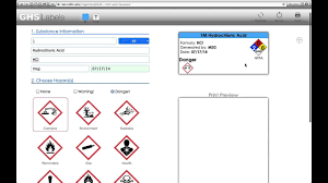 Simply insert text or images into each cell, then print to your laser or inkjet printer. Instructor Tutorials Ghs Label Generator Youtube