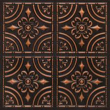 La scala faux tin ceiling tile black 25 pack. 205 Faux Tin Ceiling Tile