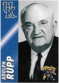 ADOLPH RUPP 1998 AMA Kentucky Wildcats College Basketball Greats card NR MT