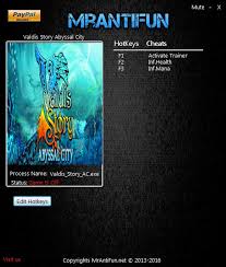 Valdis Story Abyssal City Trainer 2 V 1 0 0 25 Mrantifun Download Gtrainers