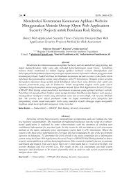 Sebagai contoh, judul yang tepat mencakup laporan auditor independen, atau pendapat. Pdf Mendeteksi Kerentanan Keamanan Aplikasi Website Menggunakan Metode Owasp Open Web Application Security Project Untuk Penilaian Risk Rating
