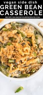 In a small saucepan, melt the vegan margarine and add in the flour. Looking For The Best Vegan Green Bean Casserole For The Holidays This Is It Fresh Gree Vegan Thanksgiving Recipes Greenbean Casserole Recipe Vegan Side Dishes