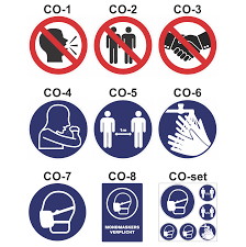 Download hier alle pictogrammen in het spaans. Corona Pictogrammen Fego Bvba