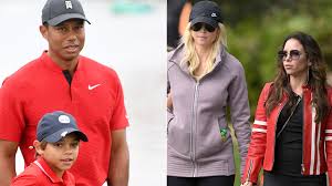 Tiger's ex elin and nfl beau show off new baby tiger woods ex wife elin nordegren and her new beau jordan cameron. Golf Tiger Woods Ex Alongside Girlfriend In 11 Year First