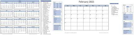 Designed to be printed on any size paper, portrait and landscape. Free 2021 Calendar Template In Excel Gpetrium