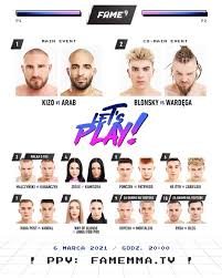 Fame mma 10 odbędzie się w sobotę 15 maja 2021 roku. Fame Mma 9 Gdzie Ogladac Kto Wystapi W Oktagonie Transmisja Karta Walk O2 Serce Internetu