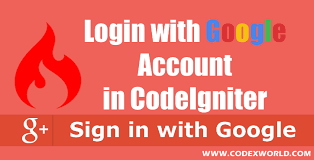 Login With Google Account In Codeigniter Web Development