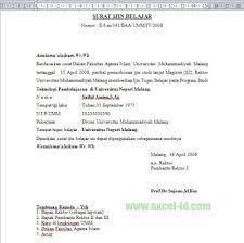 Yang terhormat, kepala bagian sdm (sumber. Contoh Surat Izin Belajar Dari Kepala Sekolah Berbagai Contoh