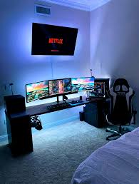 Custom Built Computers For Work And Gaming Gamingdesk Custom Built Pc S For Gaming And Work All Done Gaming Computer Room Computer Gaming Room Game Room Decor