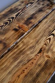 Using A Blow Torch To Burn Pine Boards For A Rustic Look Wood Floor Design Wood Projects Woodworking