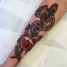 Rose & dagger tattoo offers custom tattoos and beautiful jewelery in well placed piercings for the. Traditional Dagger Tattoos Cloak And Dagger Tattoo Parlour London