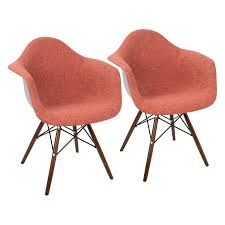 Lumisource Neo Flair Duo Mid Century Modern Accent Chair Set Of 2 Mid Century Modern Accent Chairs Accent Chair Set Modern Accent Chair