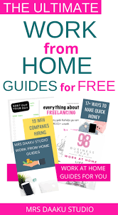 Free Work From Home Resources Mrs Daaku Studio In 2020 Working From Home Online Jobs For Moms Legitimate Work From Home