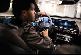 Abel Driving A Mercedes Abel The Weeknd The Weeknd Abel And Bella