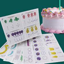 How to write on a cake with different types of tools you can use to write letters and messages. Buy Icing Practice Sheet Best Deals On Icing Practice Sheet From Global Icing Practice Sheet Suppliers Aee5 Fratellis