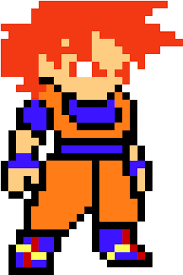 Maybe you would like to learn more about one of these? Download 8 Bit Goku Super Saiyan God Dragon Ball Z Beads Png Image With No Background Pngkey Com