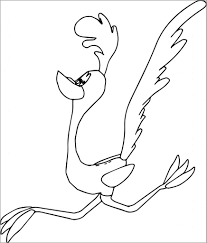 Make a coloring book with roadrunner coloring pages for one click. Roadrunner Coloring Page To Print Coloringbay